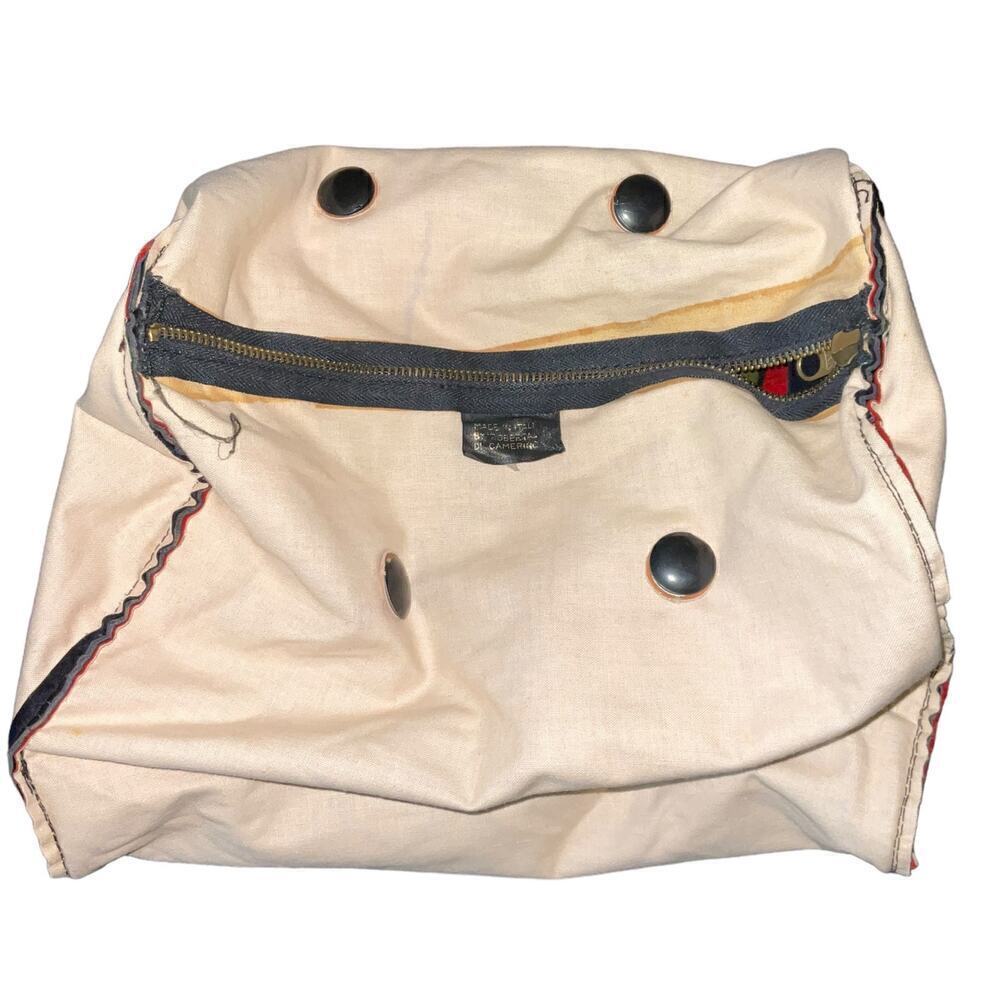 Vintage Roberta di Camerino Velour Trompe L'oeil Duffle Boston Bag - Picture 7 of 14